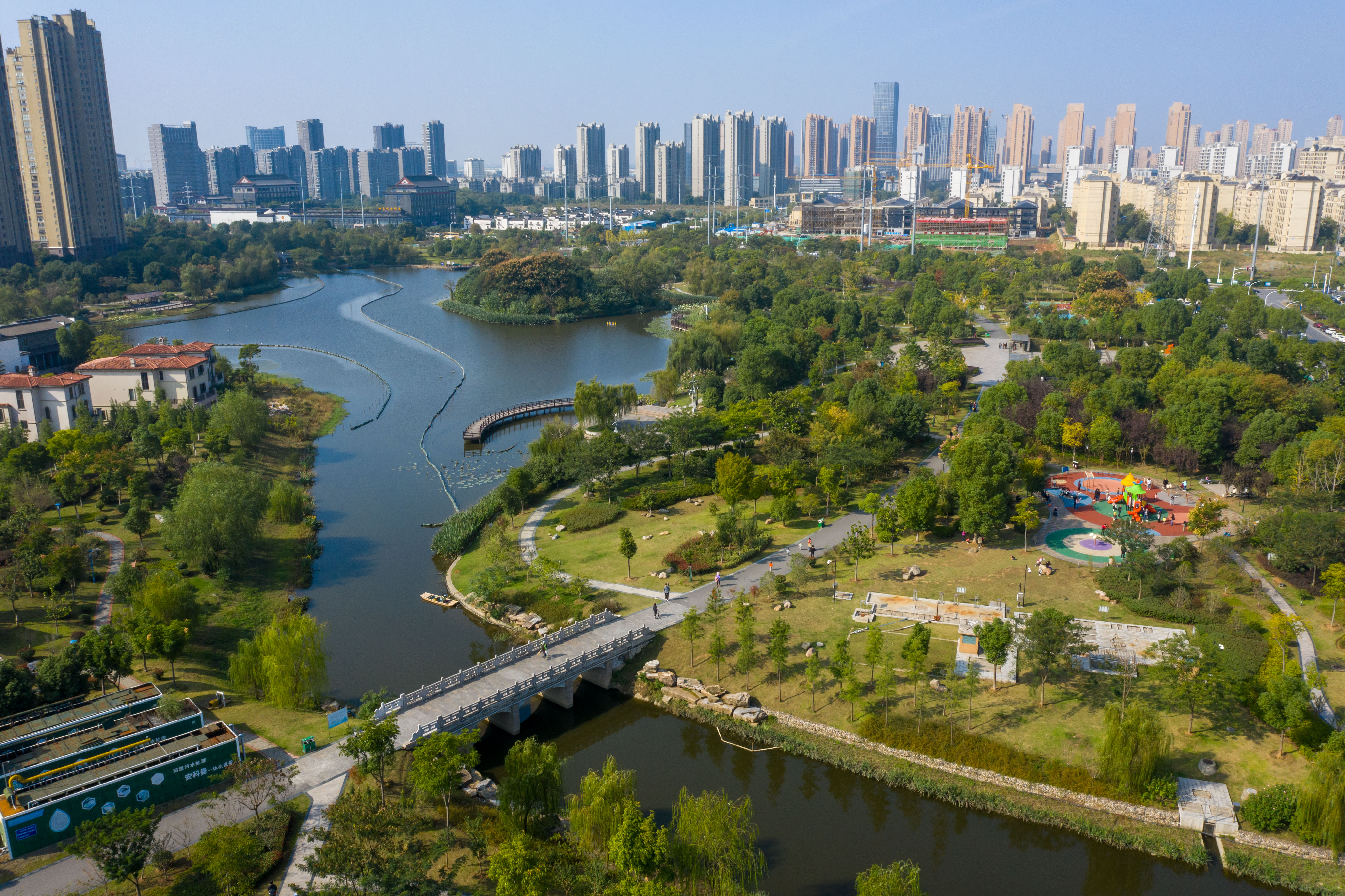 中冶華天馬鞍山水環(huán)境項目東湖公園工程1